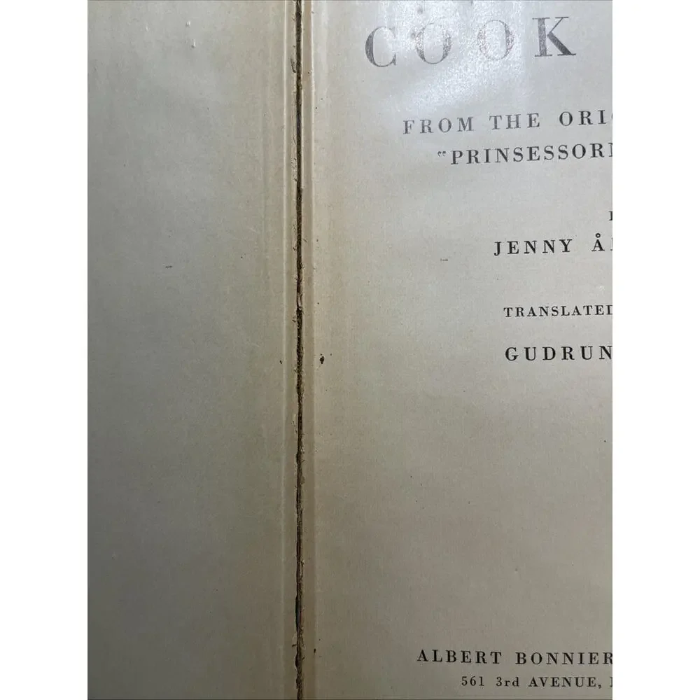 The Princesses Cook Book By Jenny Akerstrom-1936 Vintage - Picture 8 of 10